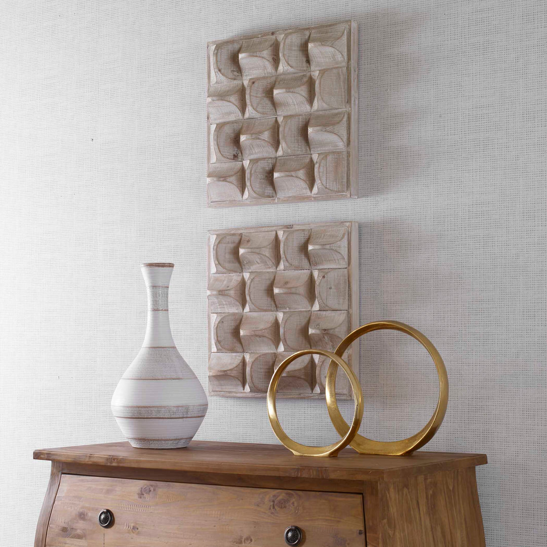 American Home Furniture Uttermost Pickford Wood Wall Decor Natural