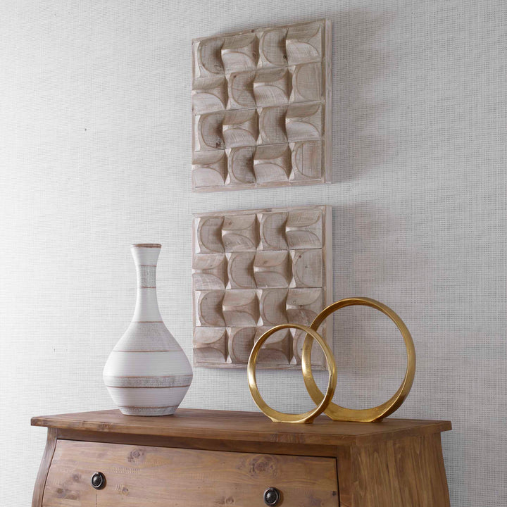 American Home Furniture Uttermost Pickford Wood Wall Decor Natural