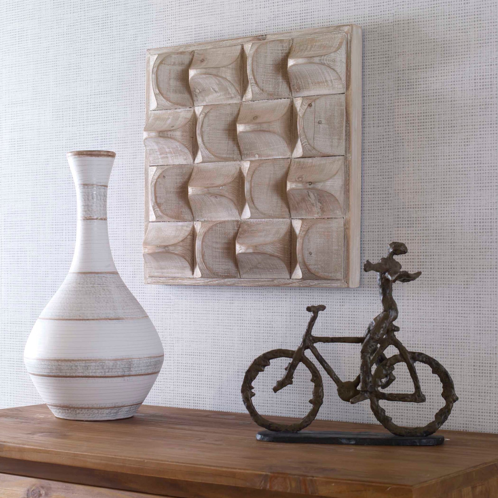 American Home Furniture Uttermost Pickford Wood Wall Decor Natural