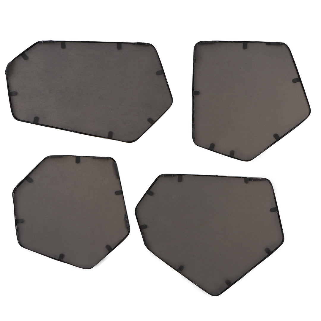 American Home Furniture Uttermost Linneah Black Mirrors Set of 4