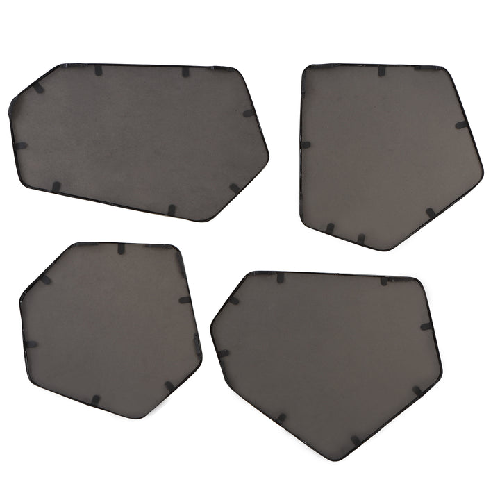 American Home Furniture Uttermost Linneah Black Mirrors Set of 4
