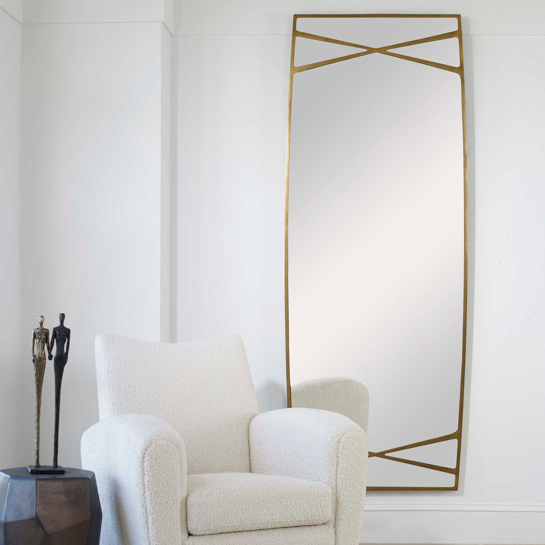 American Home Furniture Uttermost Gentry Oversized Gold Mirror
