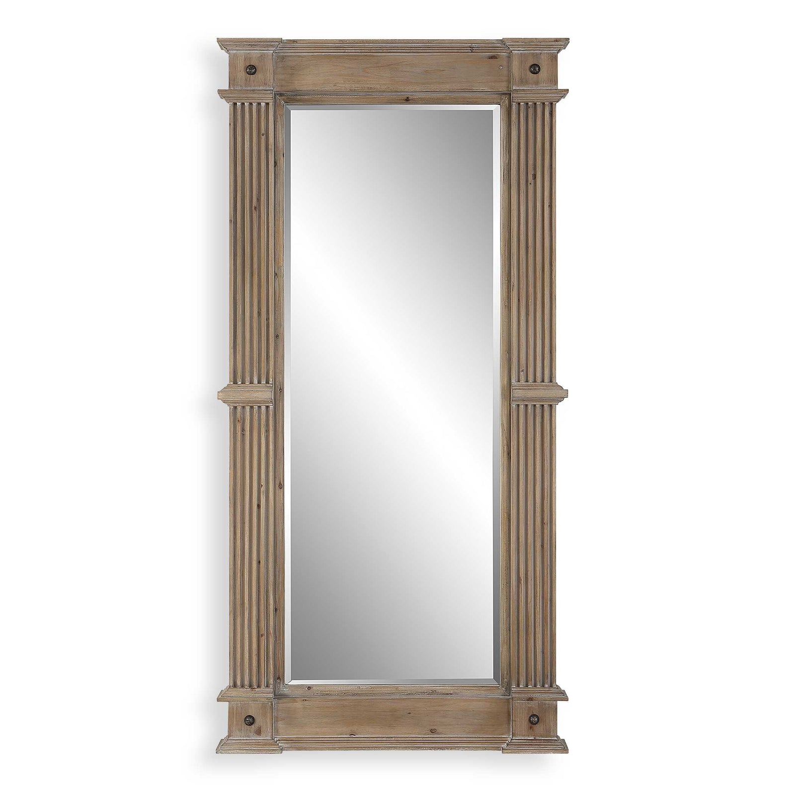 American Home Furniture Uttermost McAllister Natural Wood Oversized Mirror