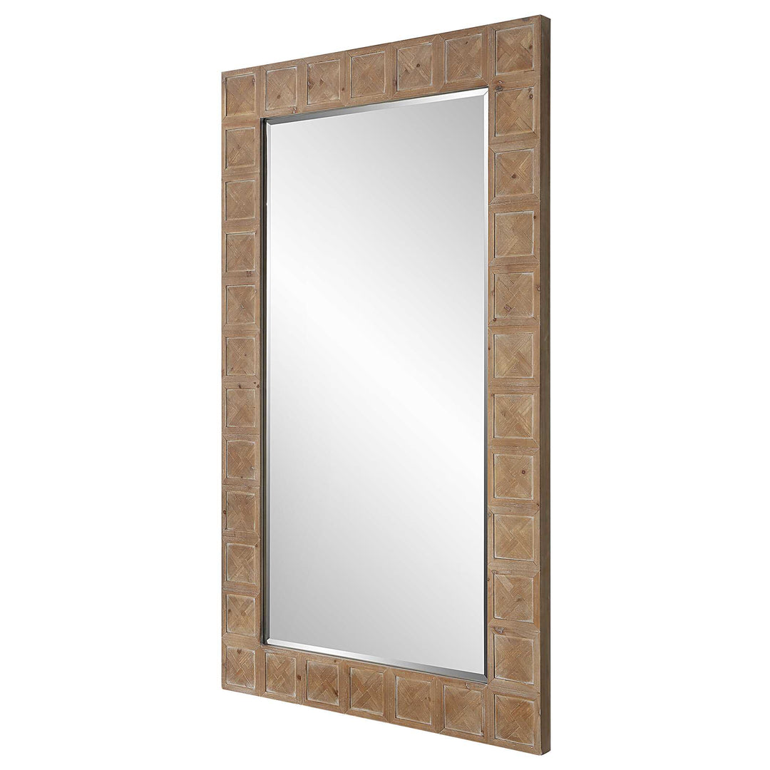 American Home Furniture Uttermost Ranahan Rustic Farmhouse Mirror