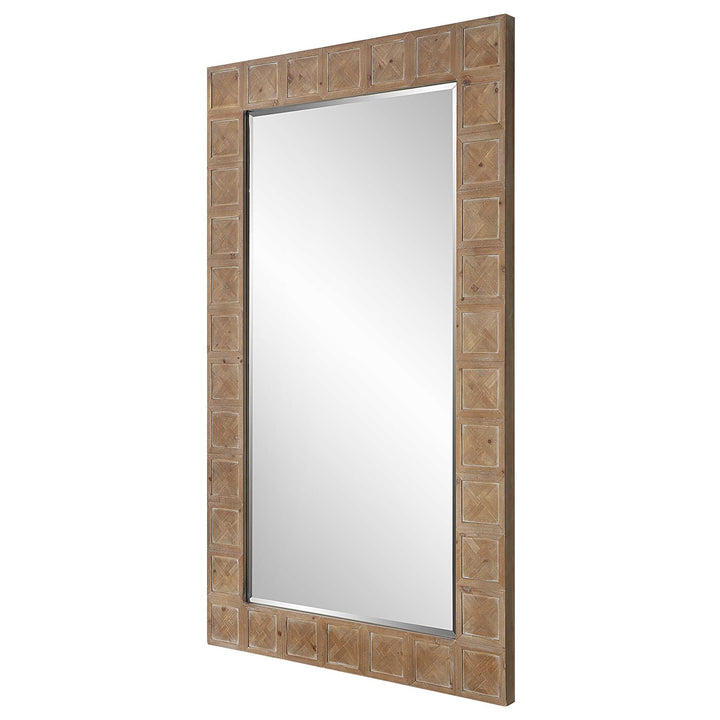 American Home Furniture Uttermost Ranahan Rustic Farmhouse Mirror