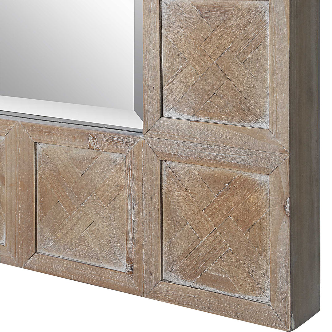 American Home Furniture Uttermost Ranahan Rustic Farmhouse Mirror