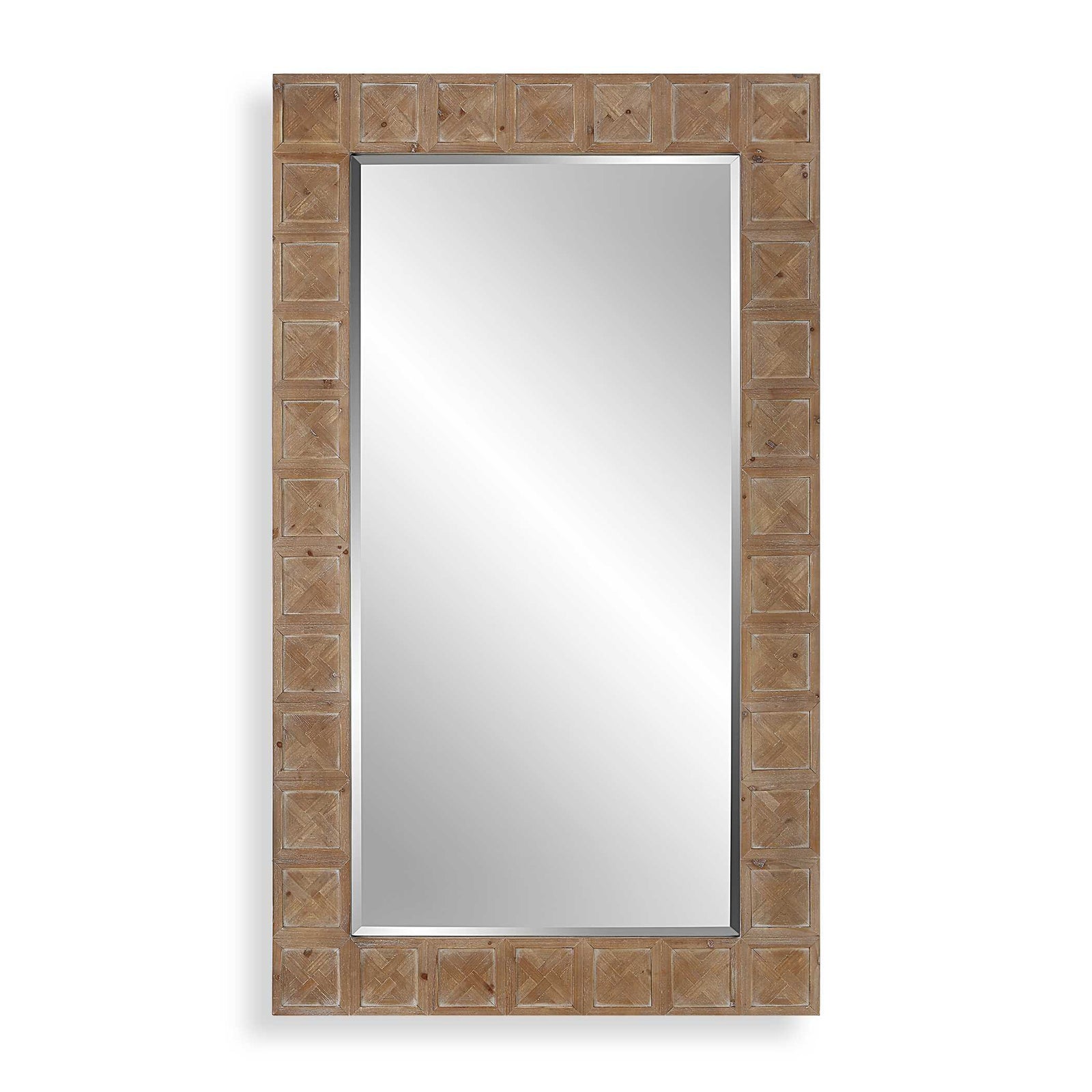 American Home Furniture Uttermost Ranahan Rustic Farmhouse Mirror