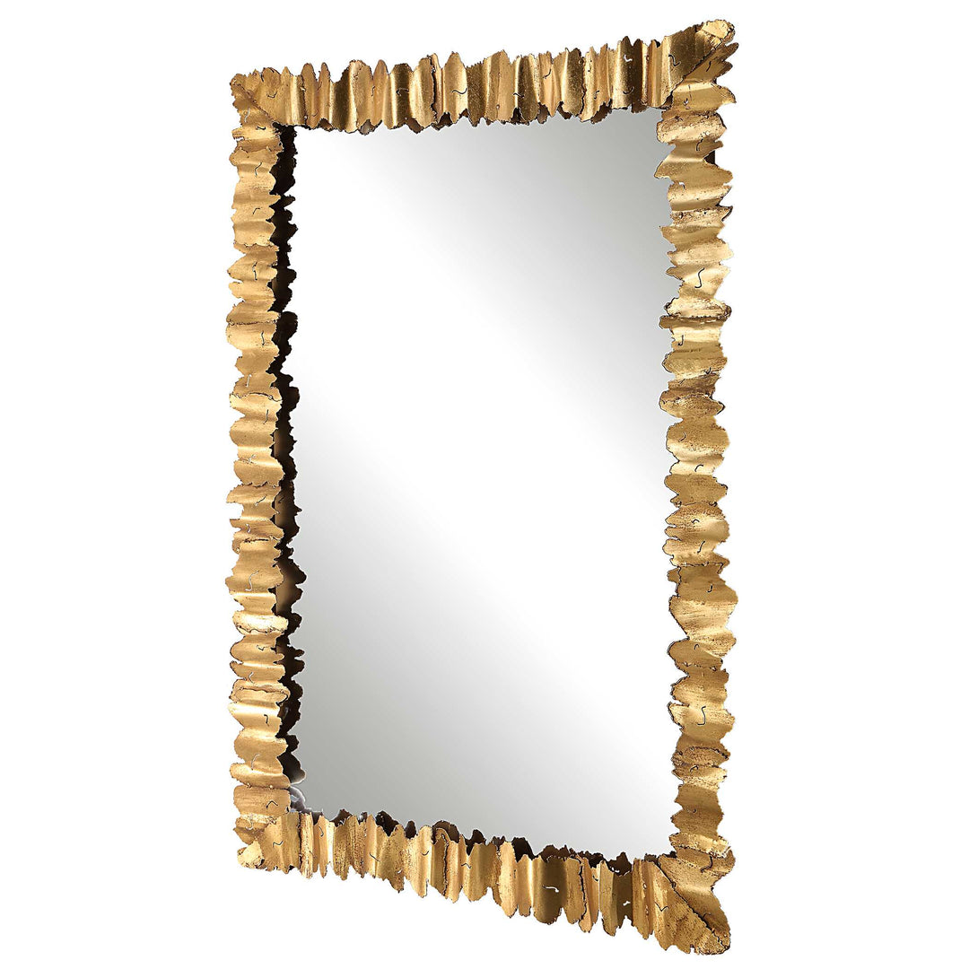 American Home Furniture Uttermost Lev Antique Gold Mirror