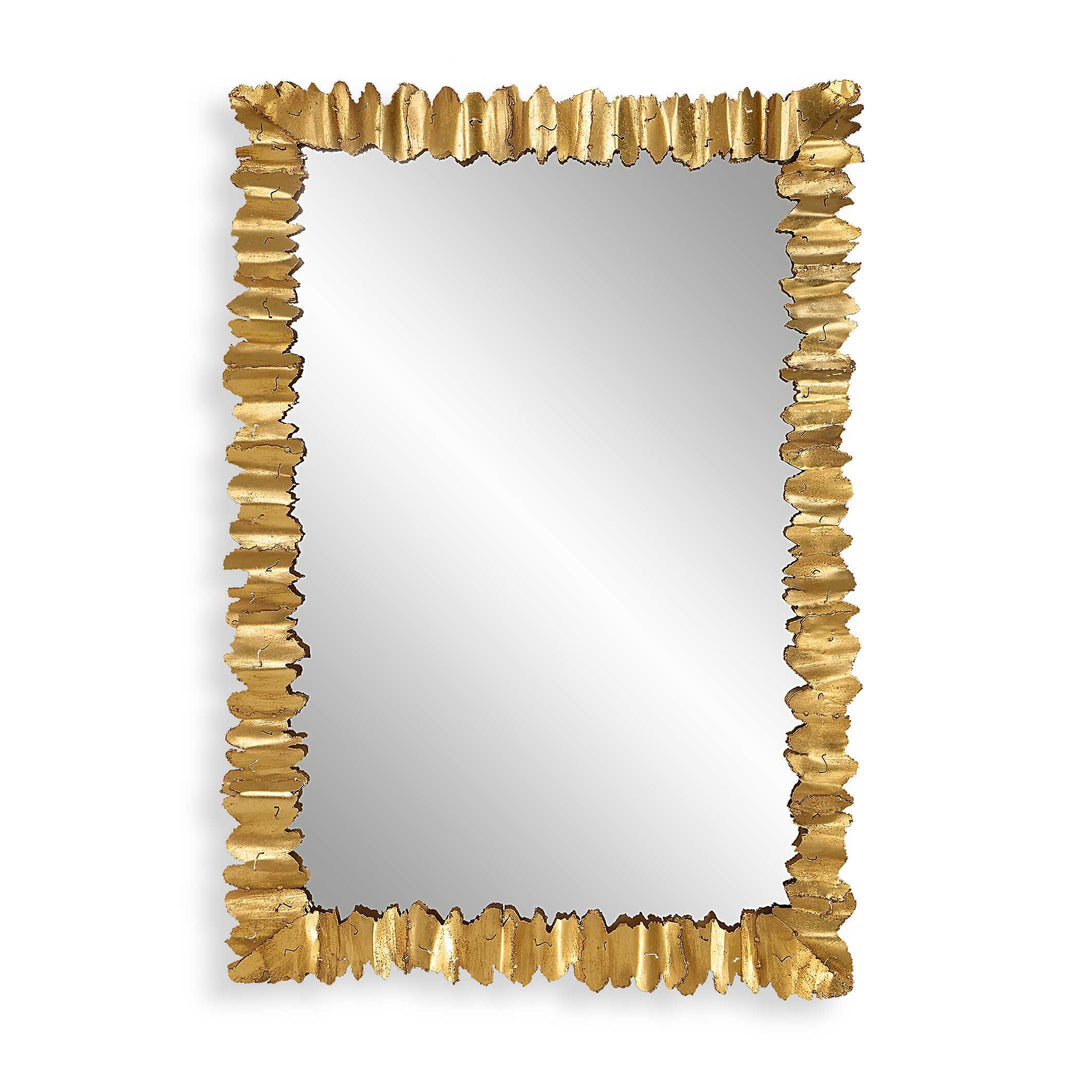 Lev Antique Gold Mirror - AmericanHomeFurniture