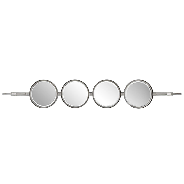 American Home Furniture Uttermost Button Silver Mirror
