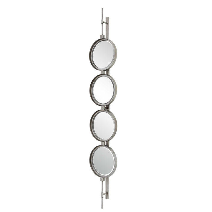 American Home Furniture Uttermost Button Silver Mirror
