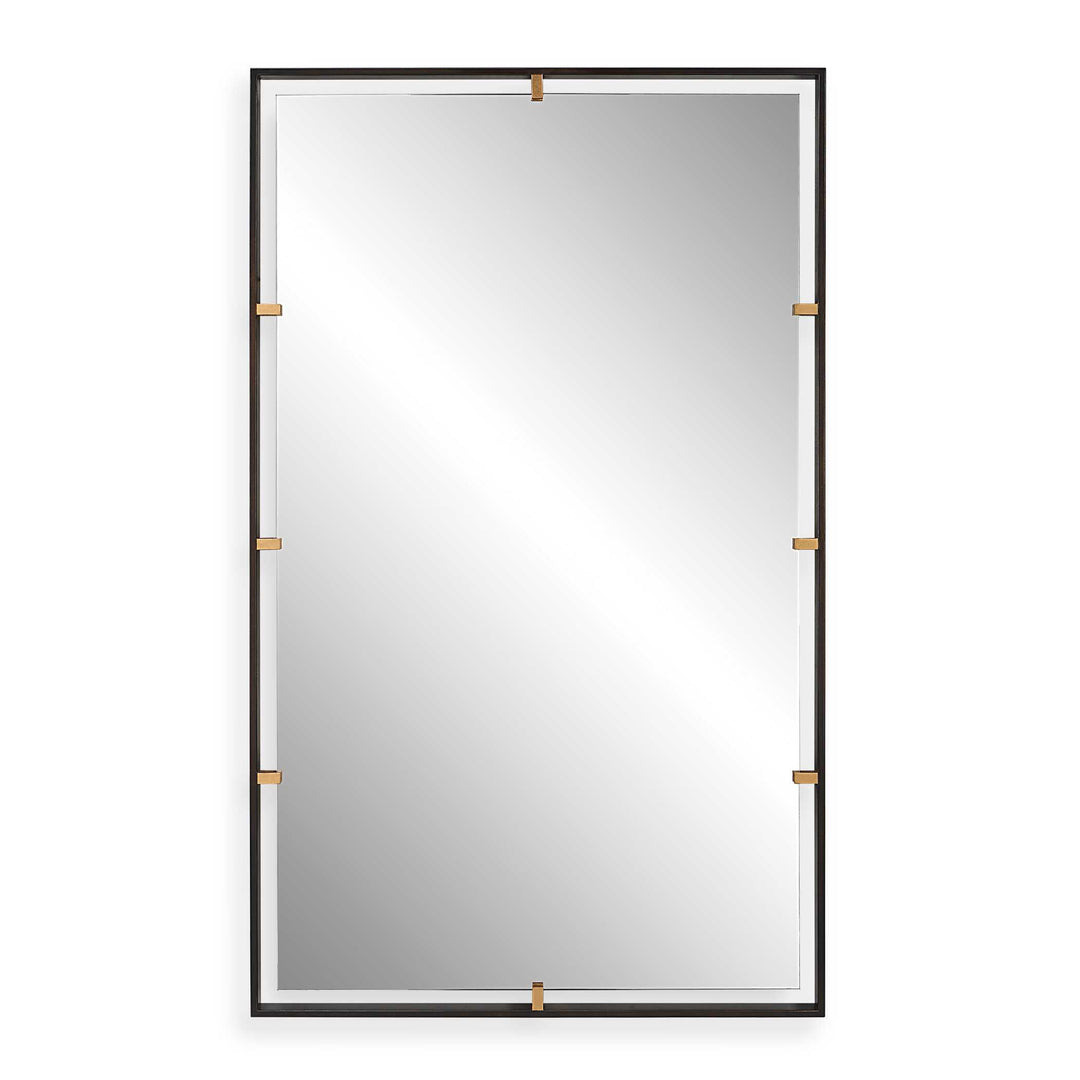 American Home Furniture Uttermost Egon Rectangular Bronze Mirror