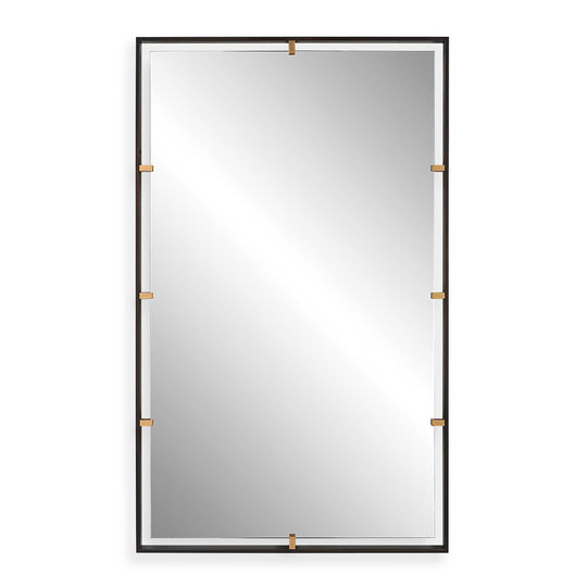 American Home Furniture Uttermost Egon Rectangular Bronze Mirror