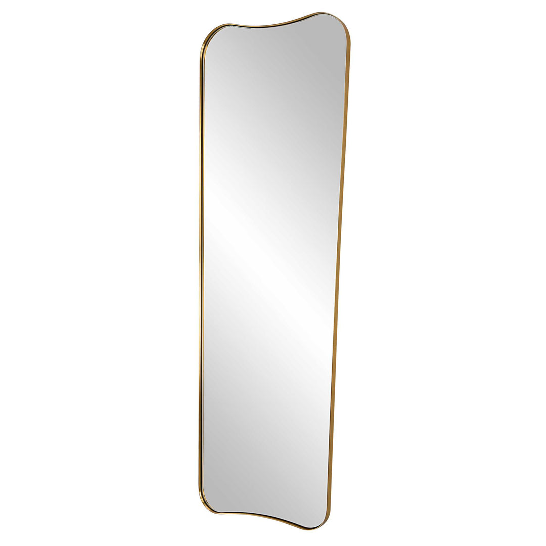 American Home Furniture Uttermost Belvoir Large Antique Brass Mirror