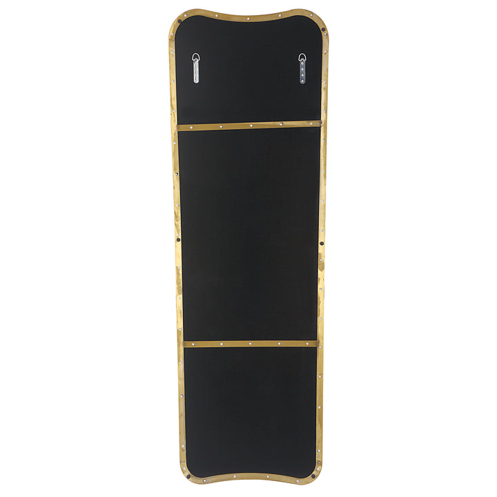 American Home Furniture Uttermost Belvoir Large Antique Brass Mirror