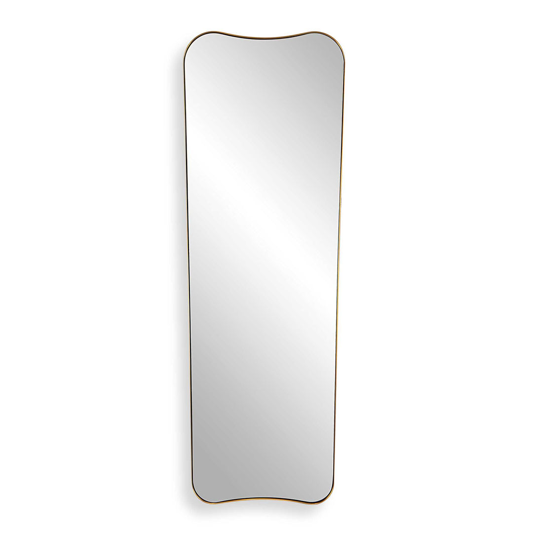 American Home Furniture Uttermost Belvoir Large Antique Brass Mirror