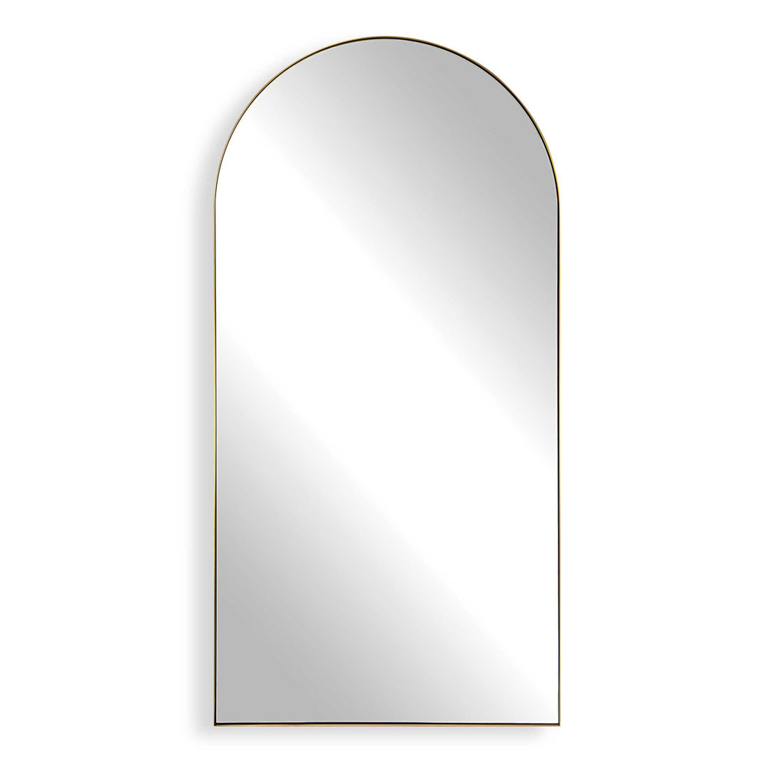 American Home Furniture Uttermost Crosley Antique Brass Arch Mirror