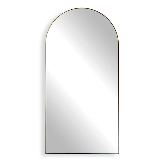 American Home Furniture Uttermost Crosley Antique Brass Arch Mirror