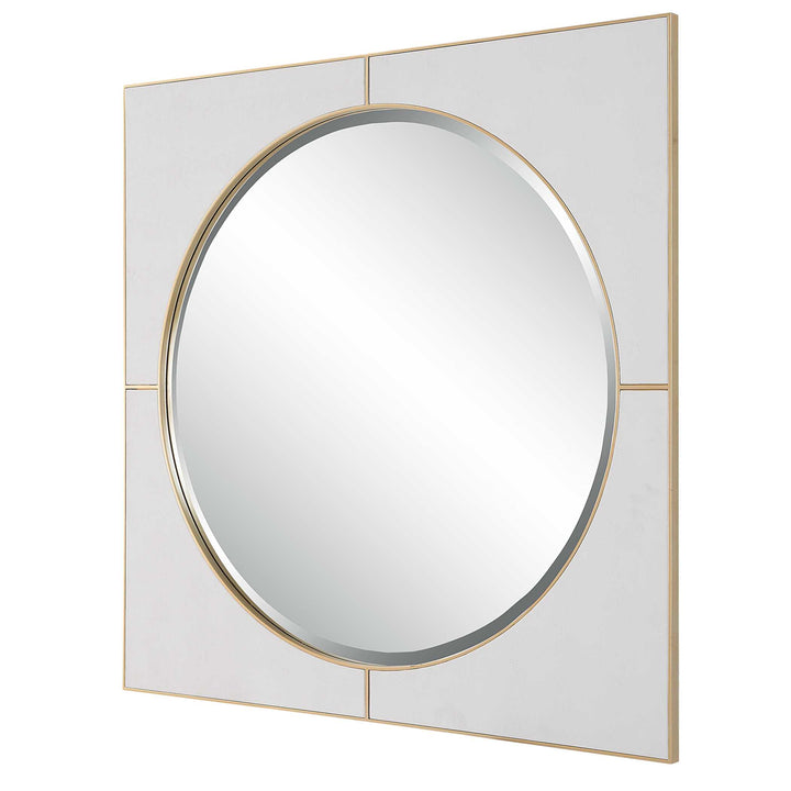 American Home Furniture Uttermost Cyprus White Square Mirror