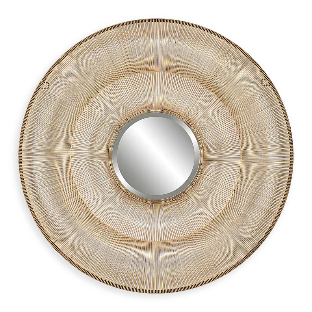 American Home Furniture Uttermost Bauble Round Gold Mirror