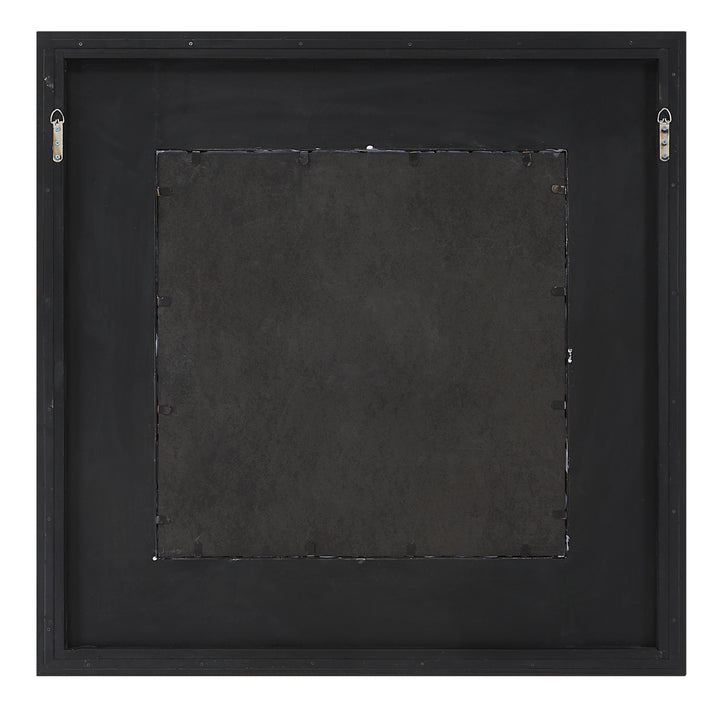 American Home Furniture Uttermost Wharton Whitewashed Square Mirror