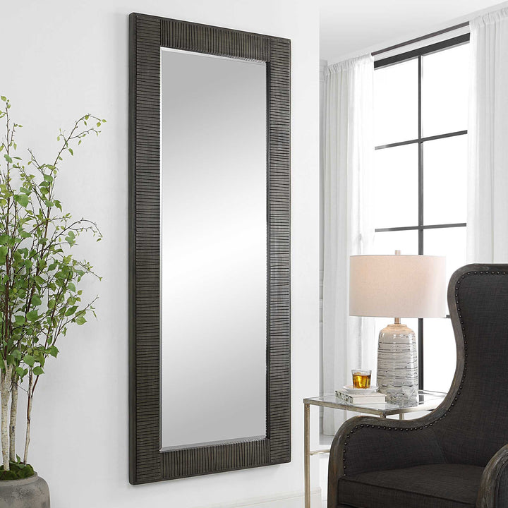 American Home Furniture Uttermost Figaro Oversized Wooden Mirror