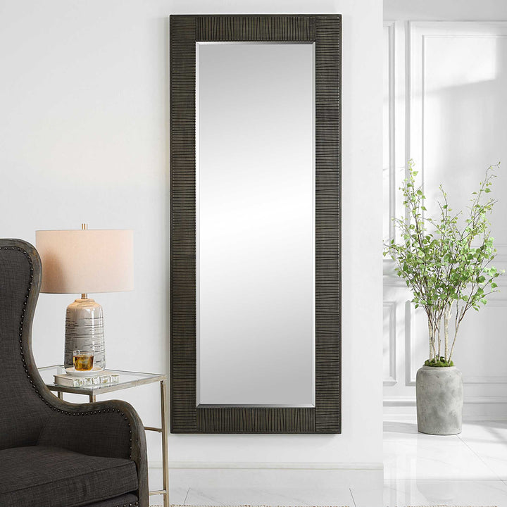 American Home Furniture Uttermost Figaro Oversized Wooden Mirror
