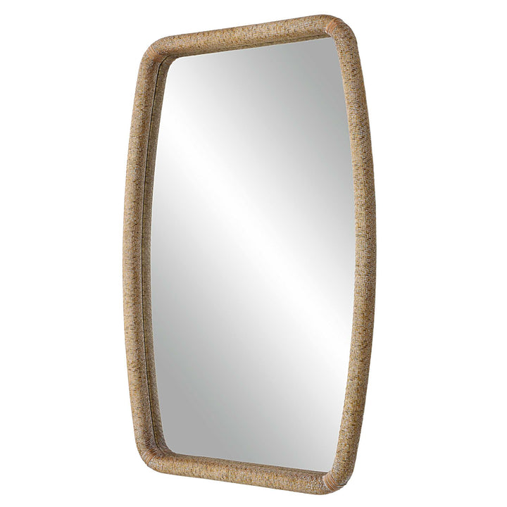 American Home Furniture Uttermost Tiki Rattan Mirror