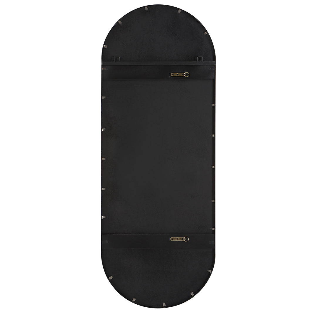 American Home Furniture Uttermost Varina Tall Black Mirror