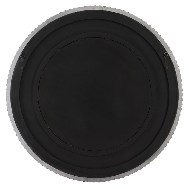 American Home Furniture Uttermost Portside Round Gray Mirror