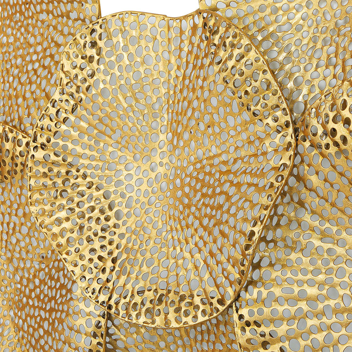 American Home Furniture Uttermost Ripley Gold Metal Wall Art