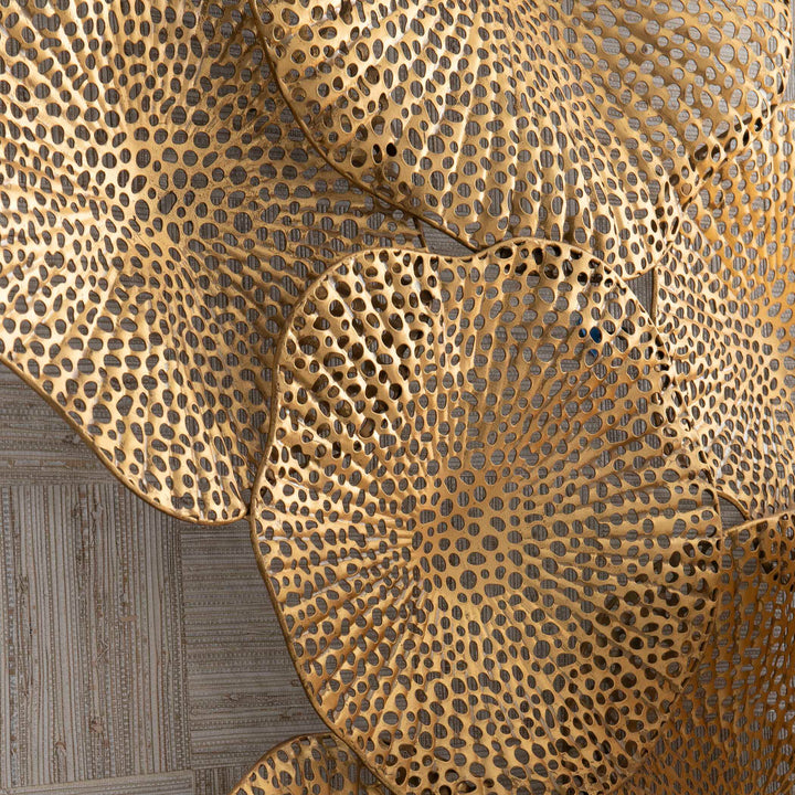 American Home Furniture Uttermost Ripley Gold Metal Wall Art