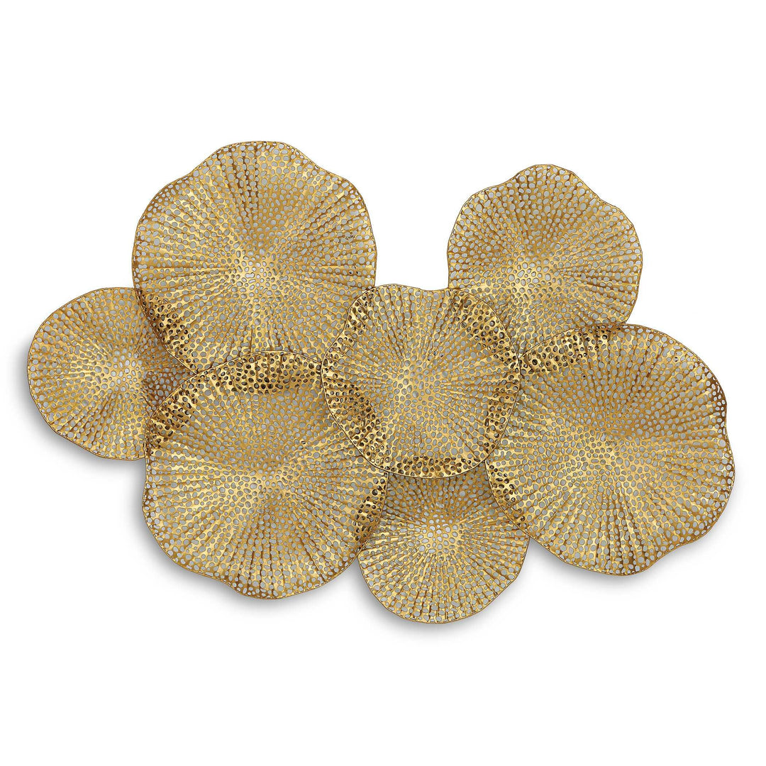 Ripley Gold Metal Wall Art - AmericanHomeFurniture