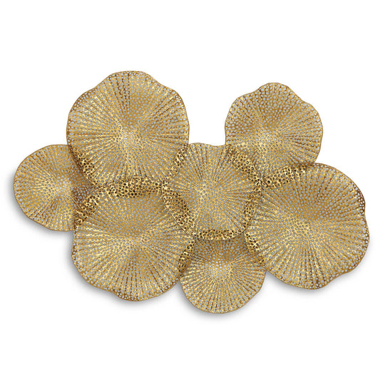 American Home Furniture Uttermost Ripley Gold Metal Wall Art