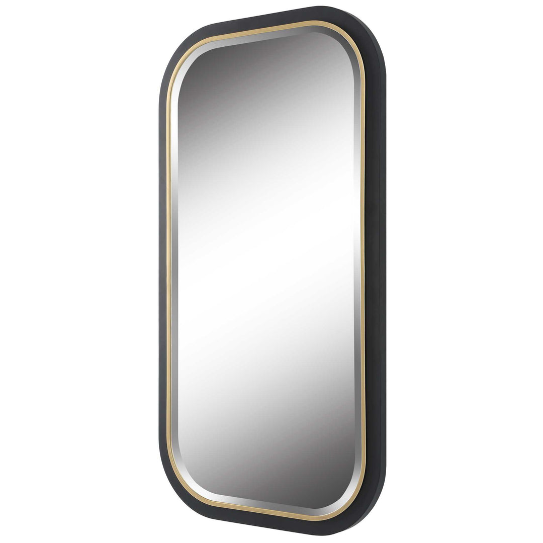American Home Furniture Uttermost Nevaeh Curved Rectangle Mirror
