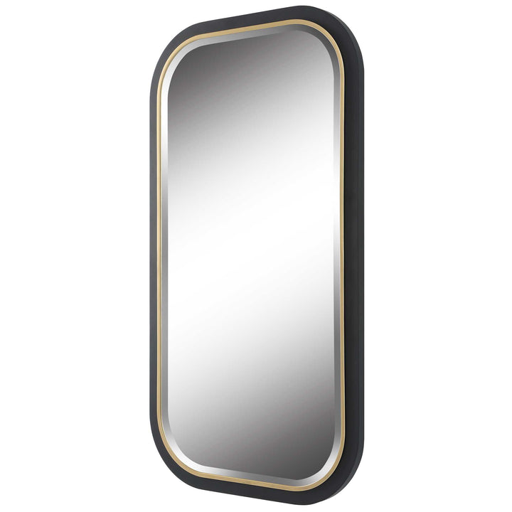 American Home Furniture Uttermost Nevaeh Curved Rectangle Mirror