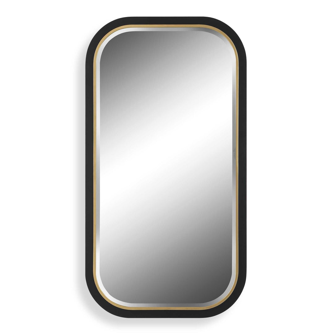 Nevaeh Curved Rectangle Mirror - AmericanHomeFurniture