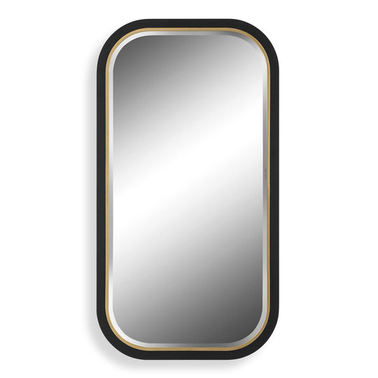 American Home Furniture Uttermost Nevaeh Curved Rectangle Mirror