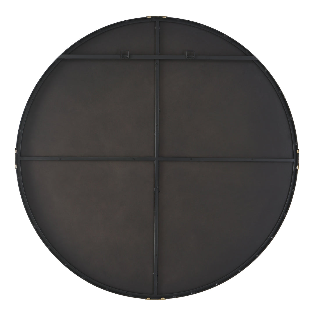American Home Furniture Uttermost Clip Modern Round Mirror