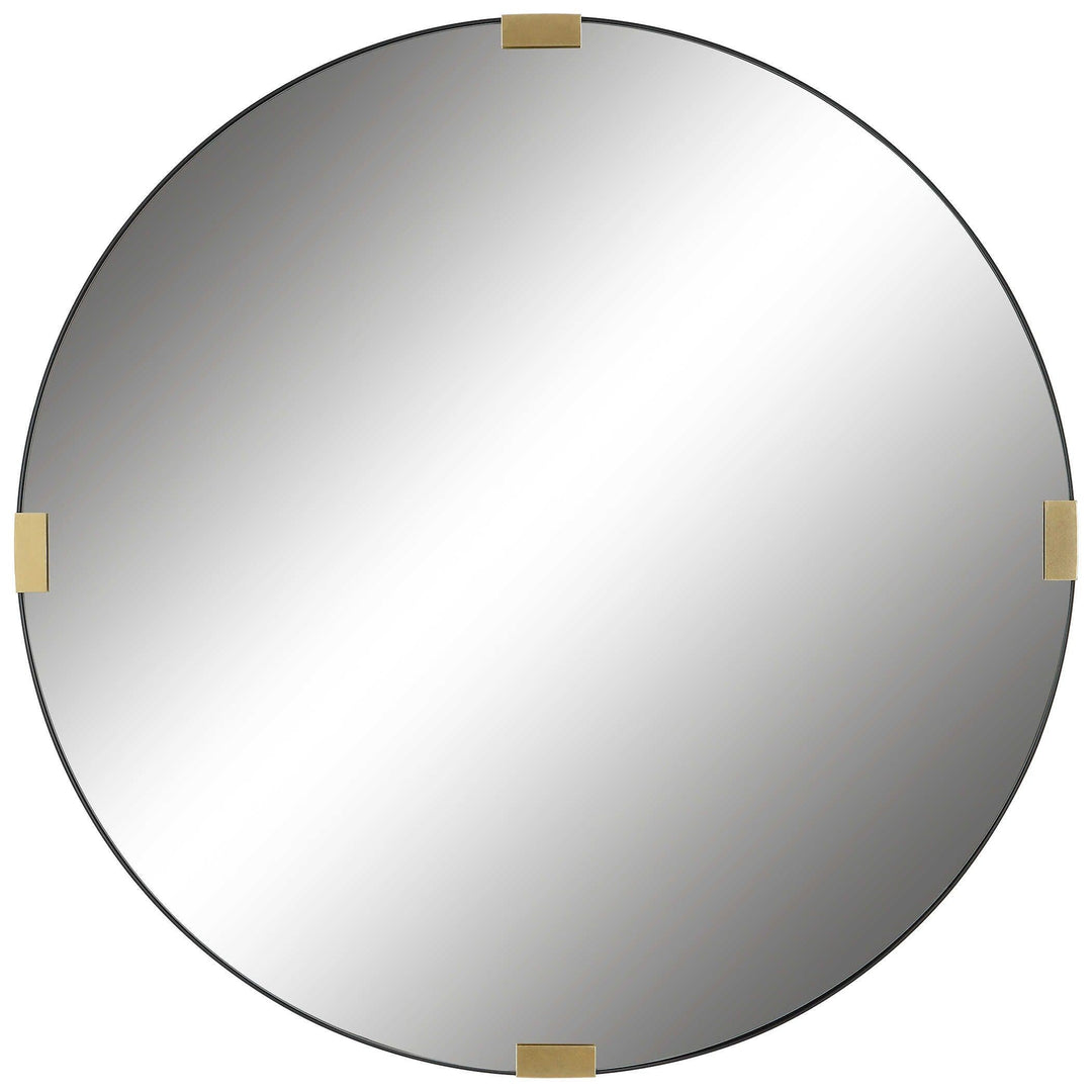 Clip Modern Round Mirror - AmericanHomeFurniture