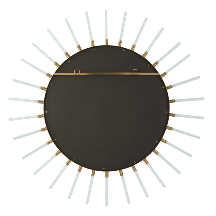 American Home Furniture Uttermost Oracle Round Starburst Mirror