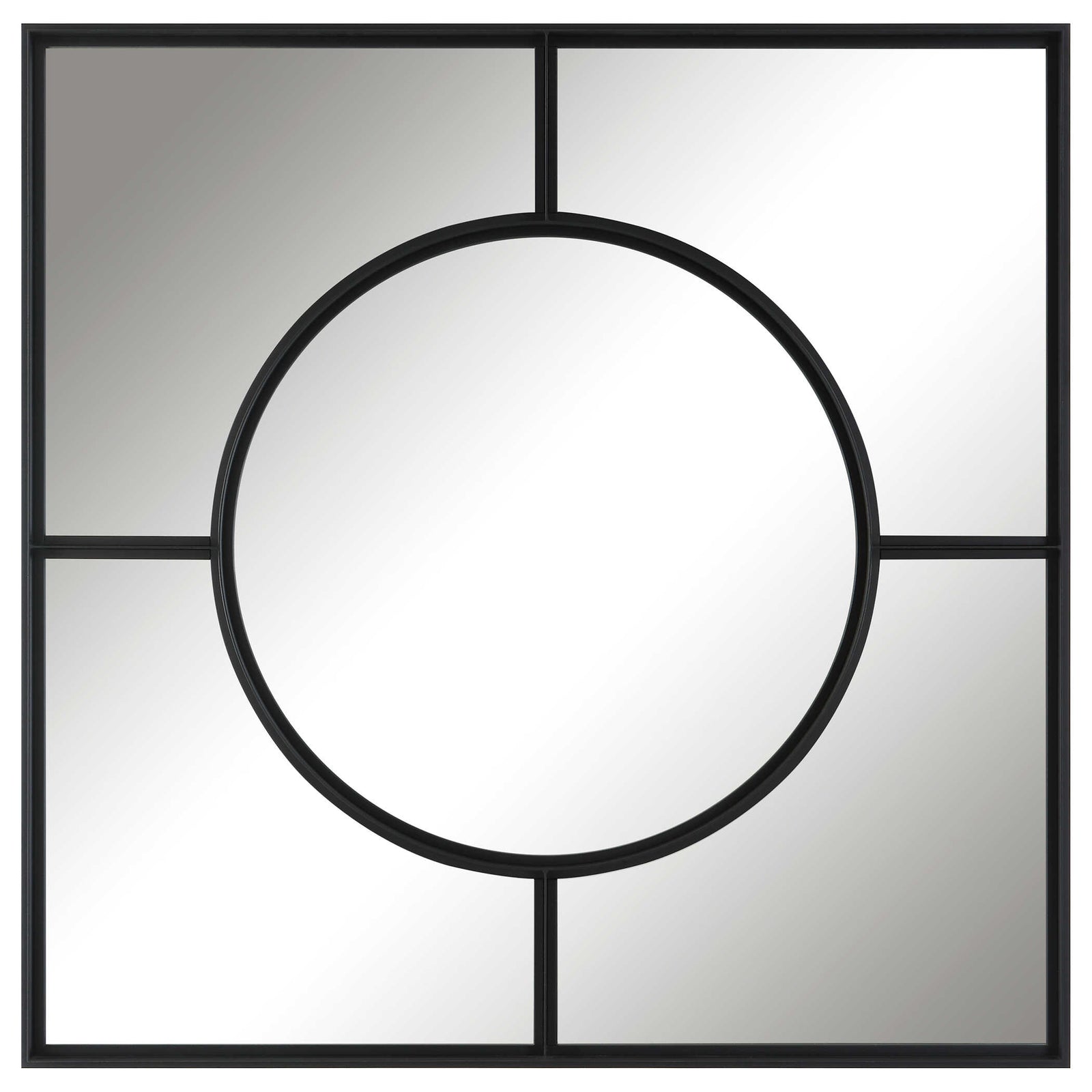 American Home Furniture Uttermost Spurgeon Square Window Mirror