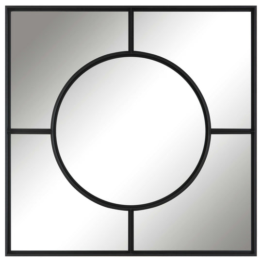 American Home Furniture Uttermost Spurgeon Square Window Mirror