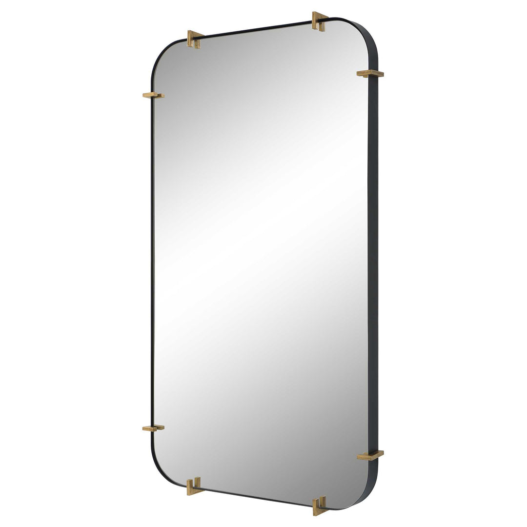 American Home Furniture Uttermost Pali Industrial Iron Mirror