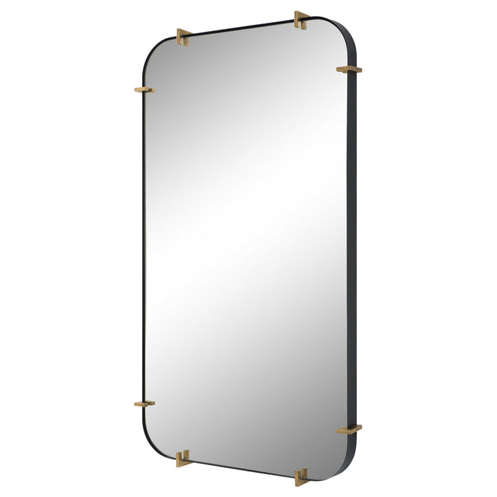 American Home Furniture Uttermost Pali Industrial Iron Mirror