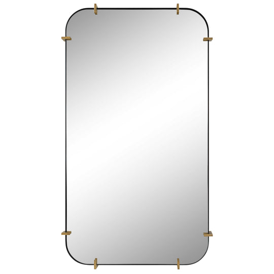 American Home Furniture Uttermost Pali Industrial Iron Mirror
