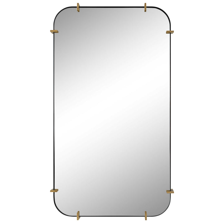 American Home Furniture Uttermost Pali Industrial Iron Mirror