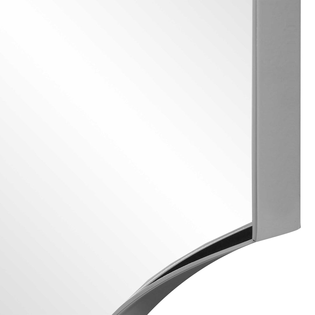American Home Furniture Uttermost Lennox Nickel Tall Mirror