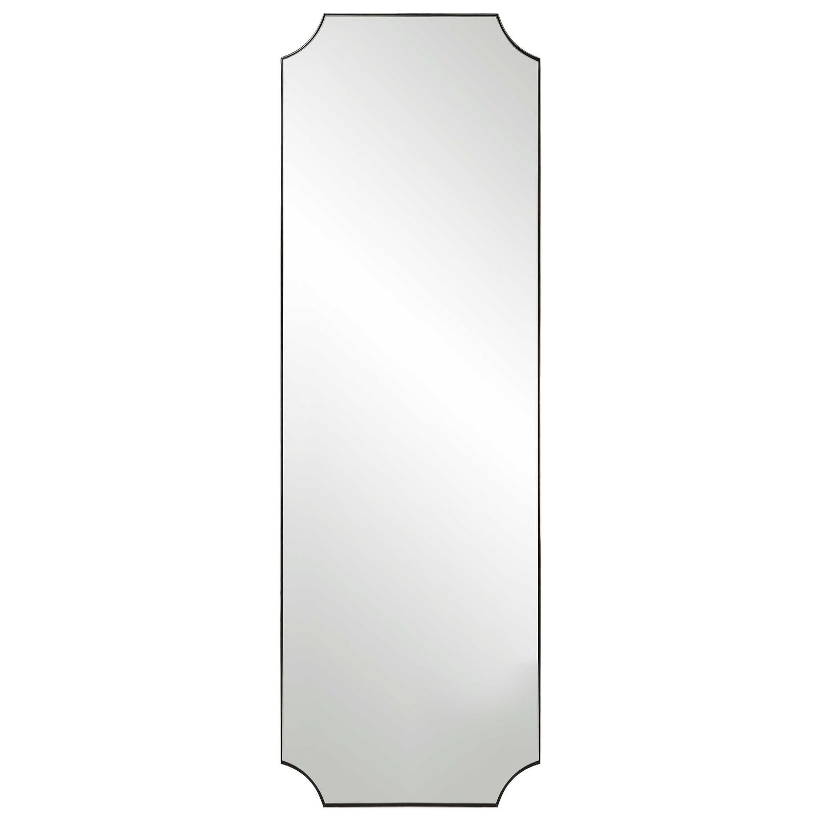 American Home Furniture Uttermost Lennox Nickel Tall Mirror