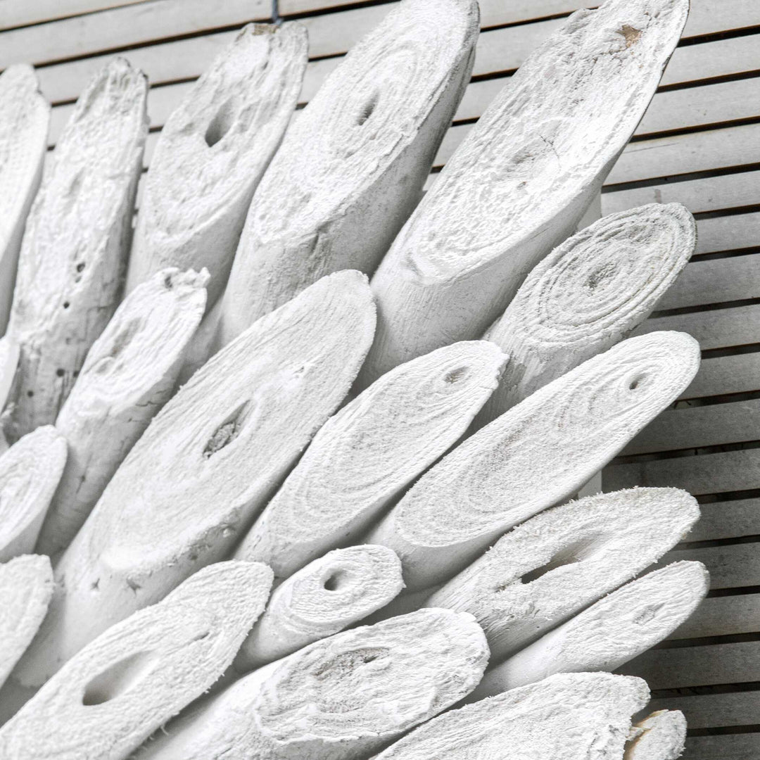 American Home Furniture Uttermost Bahama Wood Whitewashed Wall Decor